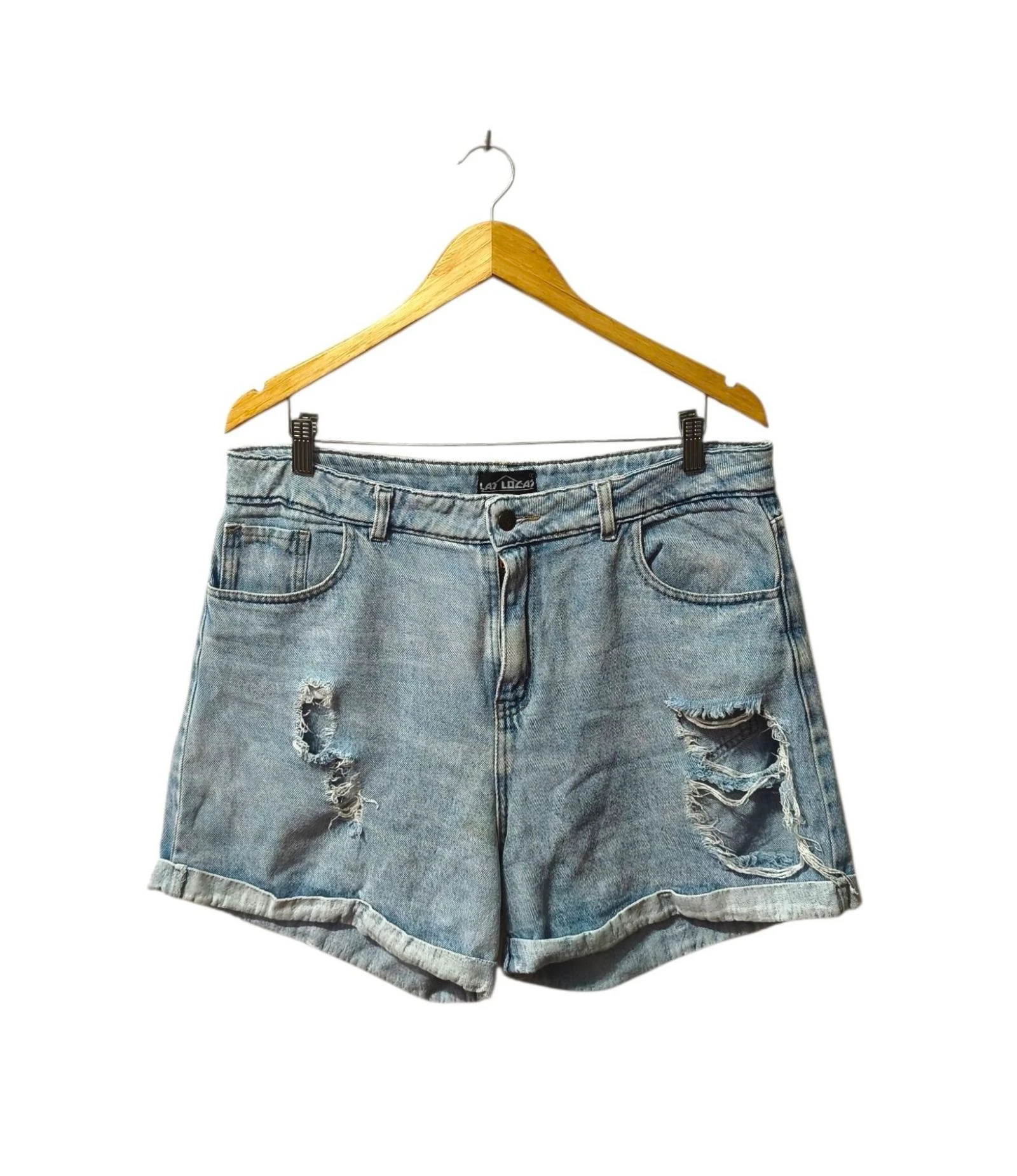 Short vaquero azul claro Las Locas mujer Talla 48